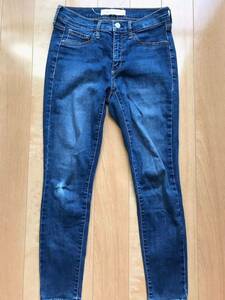 ギャップ ジーンズ スキニーパンツ denim ウォッシュ加工 507-1-47 GAP レディース