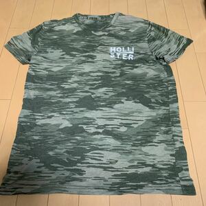 ☆ホリスターTシャツ　メンズS 迷彩柄　綿60%