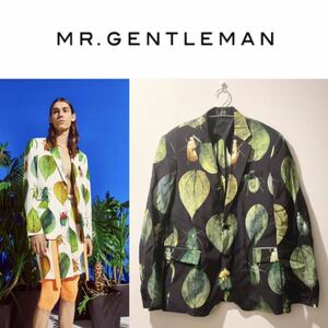 【MISTERGENTLEMAN】LEAF&BUG SINGLE JACKET 【新品タグ付き】ミスタージェントルマン　春夏　SS 虫　葉っぱ