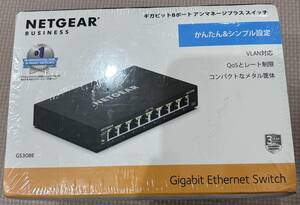 ギガビット8ポート アンマネージプラススイッチ　ネットギア　GS308E-100JPS NETGEAR 未開封　ハブ　HUB