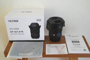 ★【VILTROX AF 16mm F1.8 FE Sony E マウント 】