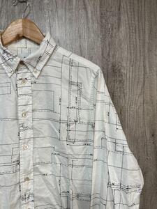 PS Paul Smith Blue Print カジュアルシャツ コットン