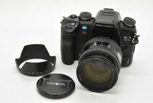 KONICA MINOLTA α a-7 DG-7D 24-85mm F3.5(22)-4.5 コニカミノルタ デジタル一眼 レンズフード付き //i057403