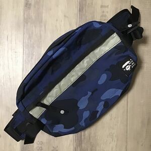 Blue camo ウエストバッグ a bathing ape BAPE waist bag エイプ ベイプ アベイシングエイプ ブルーカモ 迷彩 バッグ NIGO w5