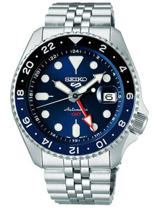 セイコー 5 SEIKO ファイブ スポーツ GMT自動巻(手巻き付き) 腕時計 SSK003K1