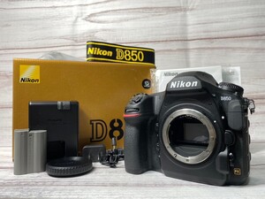 シャッター数811回 Nikon ニコン D850 ボディ デジタル一眼レフカメラ 元箱付き #80