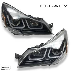 ▼レガシィ BR BM ツーリングワゴン B4 アウトバック 社外 EAGLE EYES イーグルアイ HID ヘッドライト LED ファイバー仕様 即決/即納▼①