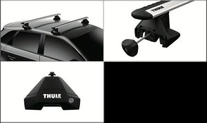 【送料無料】THULE スーリー マツダ CX-30 DM# R1/10～ 7105 7114 5238 ウイングバーEVO ルーフキャリア キャリアベース プロテクションシ