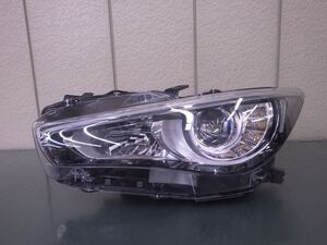 4059042 スカイライン V37 中期 左ライト LED AFS KOITO 100-23743