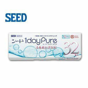 シード ワンデーピュア うるおいプラス 32枚入り SEED 1dayPureうるおいプラス クリアコンタクト コンタクトレンズ 遠視用