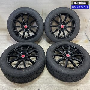 ハリアー RAV4 T32エクストレイル 等 DOS 7.5-18+38 5H114.3 グッドイヤー アイスナビSUV 235/55R18 18インチ スタッドレス 4本セット 009