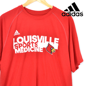 ST1800 アディダス adidas Tシャツ L 裄丈52 LOUISVILLE SPORTS MEDICINE メール便 xq