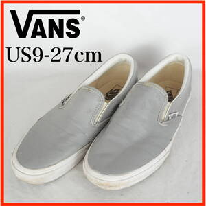 OK0276*VANS*バンズ*メンズスリッポン*US9-27cm*グレー