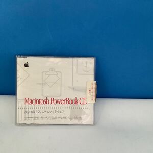 ◎(1109-15) Apple Macintosh PowerBook CD 漢字Talk7.5システムソフトウェア