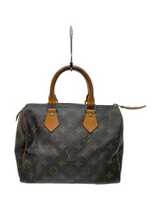 LOUIS VUITTON◆1)スピーディ25_モノグラム・キャンバス_BRW/PVC/BRW/総柄