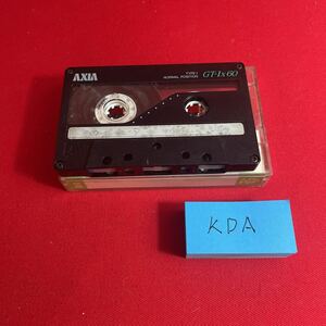 【同梱可能】AXIA アクシア GT-Ix 60 使用済み 中古 カセットテープ Type1 ノーマル　トマリリスト