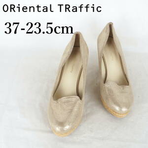 MK4317*ORiental TRaffic*オリエンタルトラフィック*レディースパンプス*37-23.5cm*ゴールド