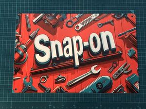 CL0Aブリキ看板】Snap-on スナップオン 工具 仕事場、自分の部屋や秘密基地の壁にいかがでしょうか