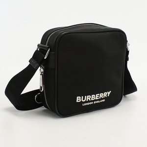 中古良品バーバリーBURBERRY パディバッグ ナイロン 8066111 ブラック系　 ランク：A us-2 メンズ