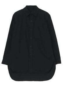 ワイズ ブラックデニム シャツ 8oz BLACK DENIM DOUBLE PLACKET SHIRT ヨウジヤマモト yohji yamamoto