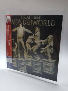 URIAH HEEP／WONDERWORLD／ユーライア・ヒープ／夢幻劇／国内盤CD／帯付／紙ジャケット仕様／1974年発表／7thアルバム／廃盤／初回限定盤