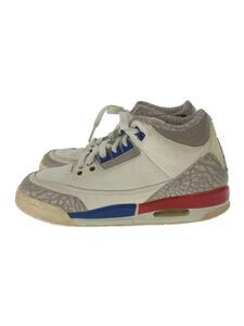 NIKE◆AIR JORDAN 3 RETRO/23cm/WHT/398614-140/状態考慮