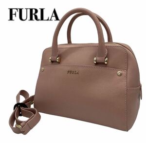 FURLA フルラ マーゴット 2way ショルダーバッグ ピンク