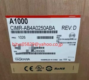 新品 未使用 YASKAWA/安川 CIMR-AB4A0250ABA 周波数コンバータ 110KW/132KW【６ヶ月保証 】