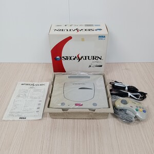 B43 SEGA SATURN セガサターン HST-0019 コントローラー コード 取説 元箱付き ゲーム機 動作未確認 現状品