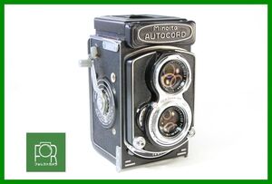 【同梱歓迎】実用■MINOLTA Autocord I 191515■シャッター全速完動■■1085