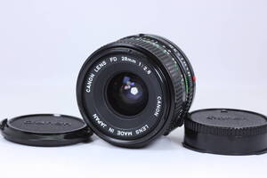 CANON NEW FD 28mm F2.8 整備済み/カビ曇りなし#253