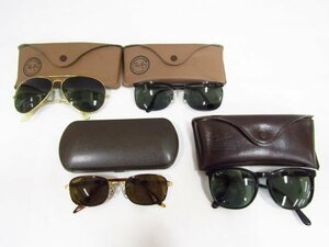 1円スタート RayBan AVIATOR B&L KISSENA レイバン アヴィエーター ボシュロム社製 ヴィンテージ 4点セット まとめ 1スタ 中古品 ◆9174