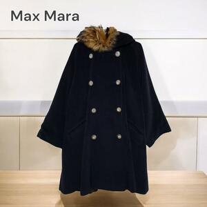 【1点限り】MaxMara マックスマーラ コート ウール100% フーディー付き