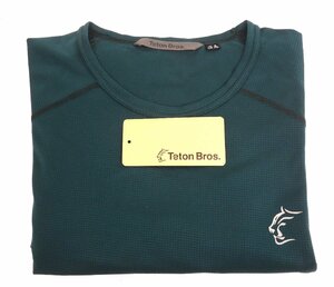 未使用 タグあり メンズ Teton Bros ティートンブロス 半袖 ELV1000 S/S Tee サイズS ディープグリーン マラソン ランニング