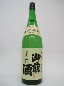 辻本店 御前酒 純米造り 美作 1800ml