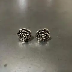 SILVER925 ROSE STUD EARRINGS /シルバー/ピアス