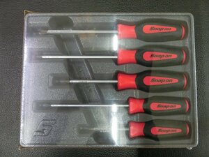 未使用品 スナップオン SNAP-ON 5Piece ダイアモンドチップ ドライバーセット SGDDP50BR 管理No.40338