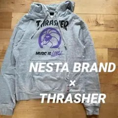 NESTABRAND×THRASHERスウェットパーカーMサイズ