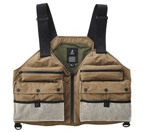 【新品】GRAMICCI グラミチ PERFORMANCE LINE / 3LAYER FISHING VEST フィッシング ベスト / M / ダークベージュ