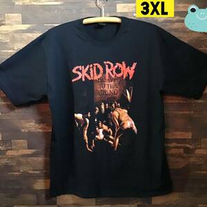 スキッドロウ SKID ROW Tシャツ　XXXL サイズ　管1914 半袖Tシャツ ロックバンド バンドTシャツ