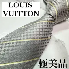 ✨極美品✨ レア LOUIS VUITTON ネクタイ シルク マイクロダミエ