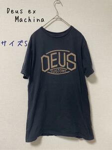 Deus ex Machina デウスエクスマキナ　中央ロゴ　Tシャツ　S