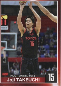 Bリーグ アルバルク東京 会場 ファンクラブ来場特典 トレーディングカード 2018-19 046 竹内 譲次