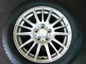 ■本州送料無料■バリ山 2022年製 グッドイヤー ICENAVI 8 185/60R15■170.175 シエンタ等■15インチスタッドレスセット物■中古タイヤ