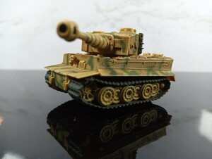 海洋堂カプセルQミュージアム ティーガーI 後期型重戦車 二色迷彩/戦車/ルース/TIGER-I/ドイツ機甲師団編/ワールドタンクデフォルメ