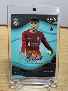 【ボビー・クラーク】直筆サインカード2022-23 Topps Liverpool Lineage （Bobby Clark） Icon Auto RC /99◆マグホ付き◆リヴァプール