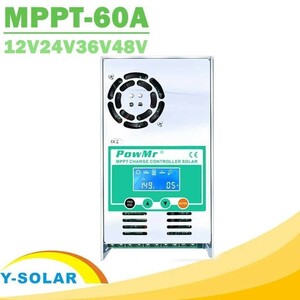 ☆新品・未使用☆☆送料無料☆ 最安　MPPT 60A 48V 36V 24V 12V自動切換 最大入力電圧190V チャージコントローラー 業務用 新品