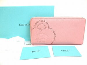 【未使用保管品】 ティファニー Tiffany & Co. リターン トゥ ティファニー トリヨンレザー ラージジップウォレット 長財布