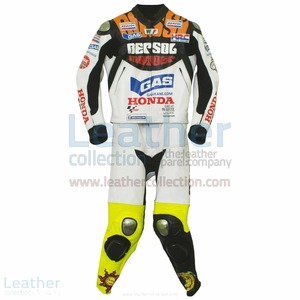 海外 高品質　送料込み　バレンティーノ・ロッシ Motogp46 REPSOL MOTOGP2003 レザーレーシングスーツ　サイズ各種　レプリカ カスタム可能