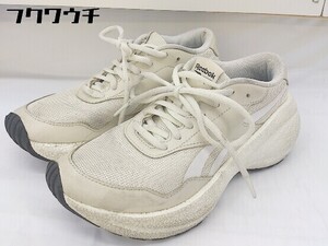 ◇ Reebok リーボック METREON FW5178 スニーカー シューズ サイズ23.5cm ベージュ レディース